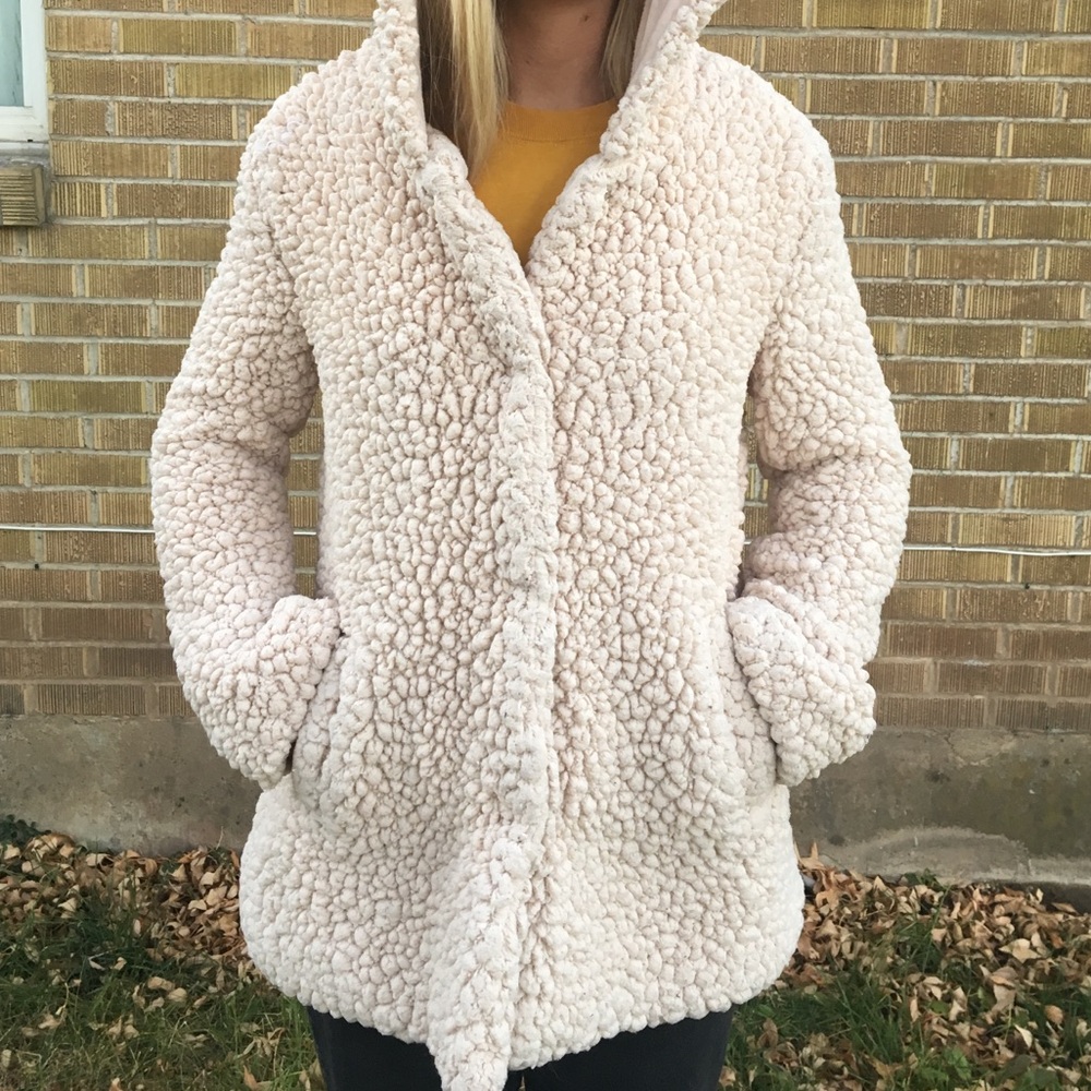 Fuzzy Sherpa Jacket