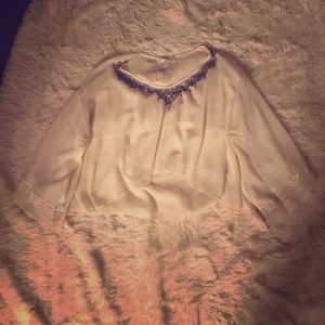 Cute A&F sheer crop top!