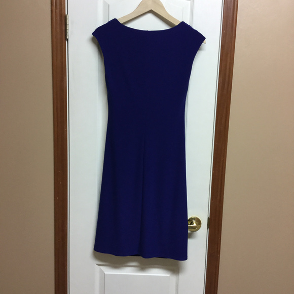 Purple Lauren Ralph Lauren Dress with cap sleeves - Picture 2 of 4