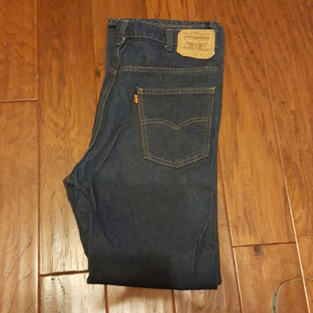 Vintage Levi's 20517 0217 orange tab.