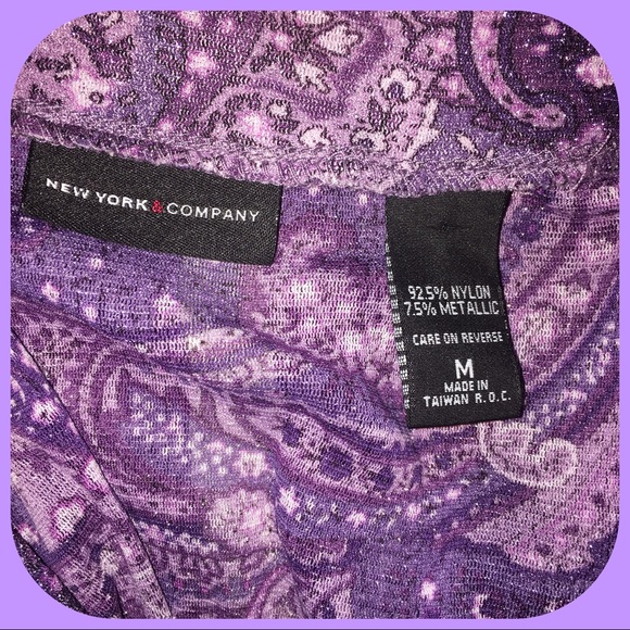 🤷‍♀️Sparkly Purple Blouse🤷‍♀️ - Picture 5 of 5