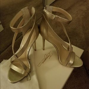 Imagine by Vince Camuto gold Metallic Sandals