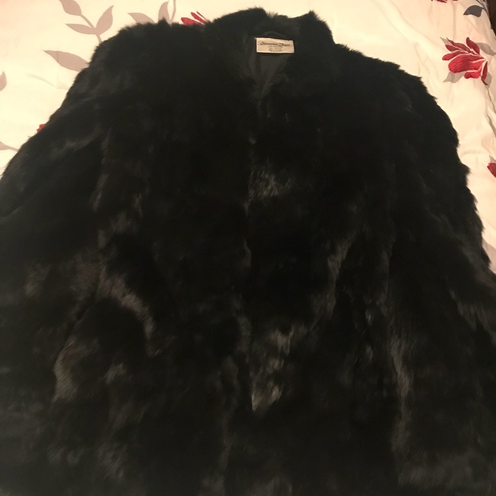 Black Fur Coat
