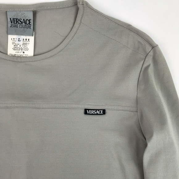 Versace Tops - VERSACE 🖤 Women’s Large Long Sleeve T-shirt Top
