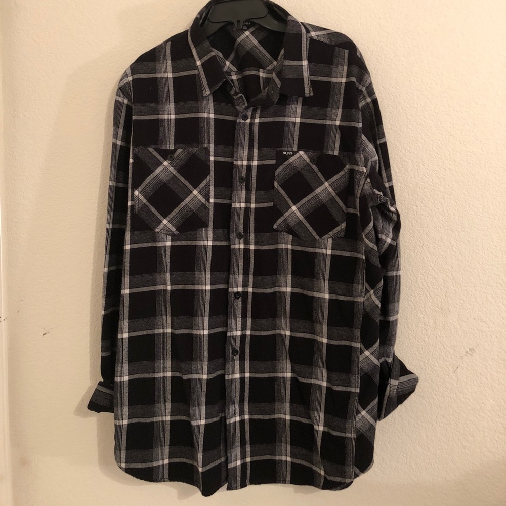 LRG Flannel Button Down Shirt