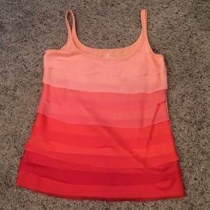 Sold-Multi colored coral top