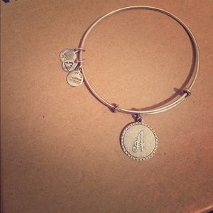 Alex and Ani 'A' bracelet
