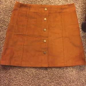 Brand New Corduroy A Line Skirt
