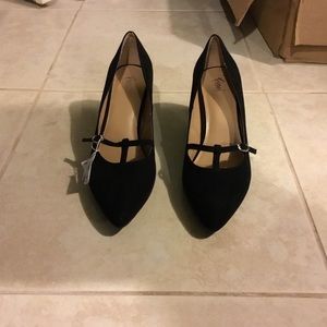 Fioni Black Heels