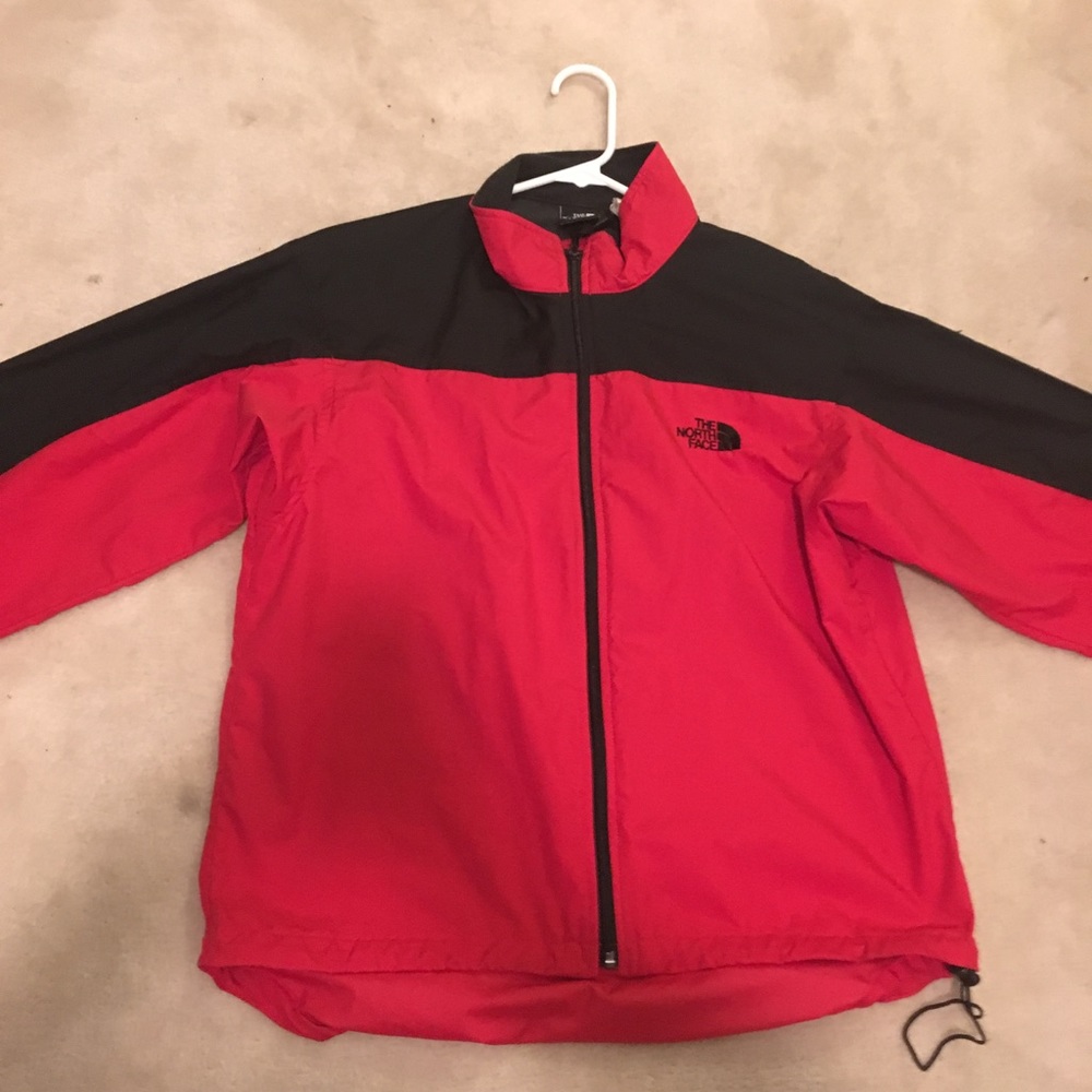 North Face windbreaker.