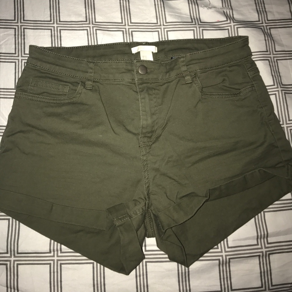 Army Green Shorts.