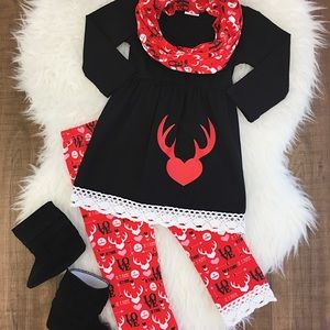 3 piece girls boutique outfit new, never worn!