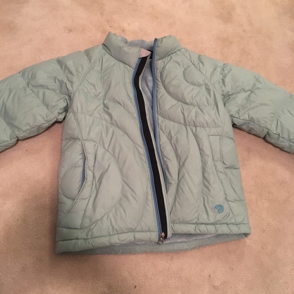 Fleece lined puffy jacket.