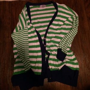Striped cardigan
