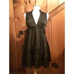 THEME Brand Low V Little Black Dress