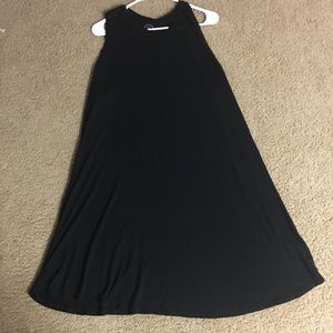 Black maxi dress