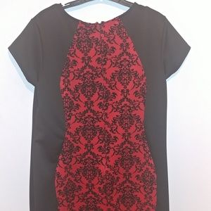 Black and Red body on dress