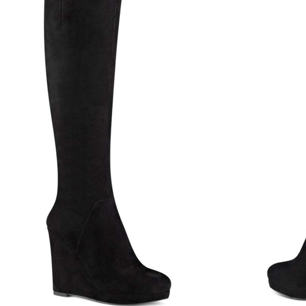 Nine West Wedge Boots Size 7.