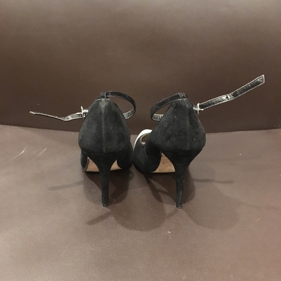 Black heels with rhinestone toes size 7 👠 - Picture 5 of 7