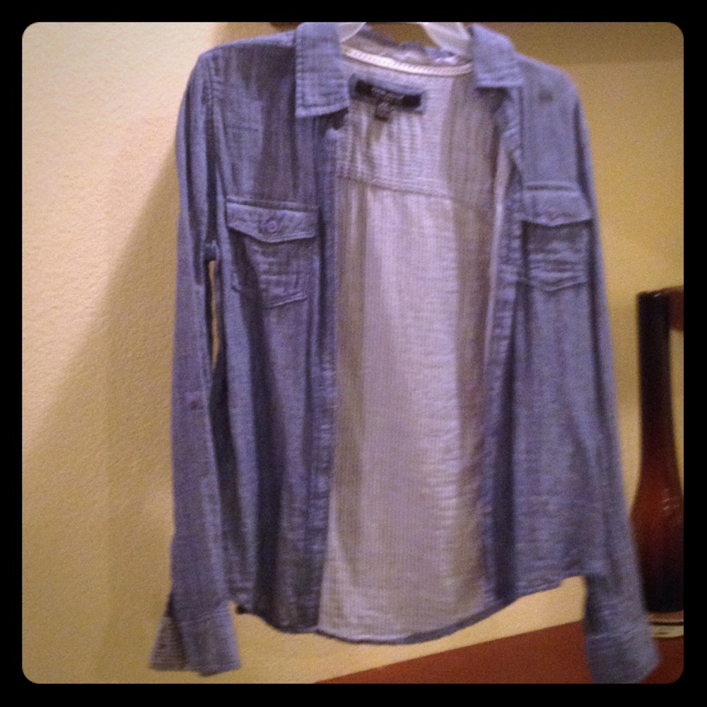 DENIM Button Up super soft, 100% cotton