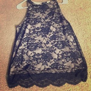 Lace tank top