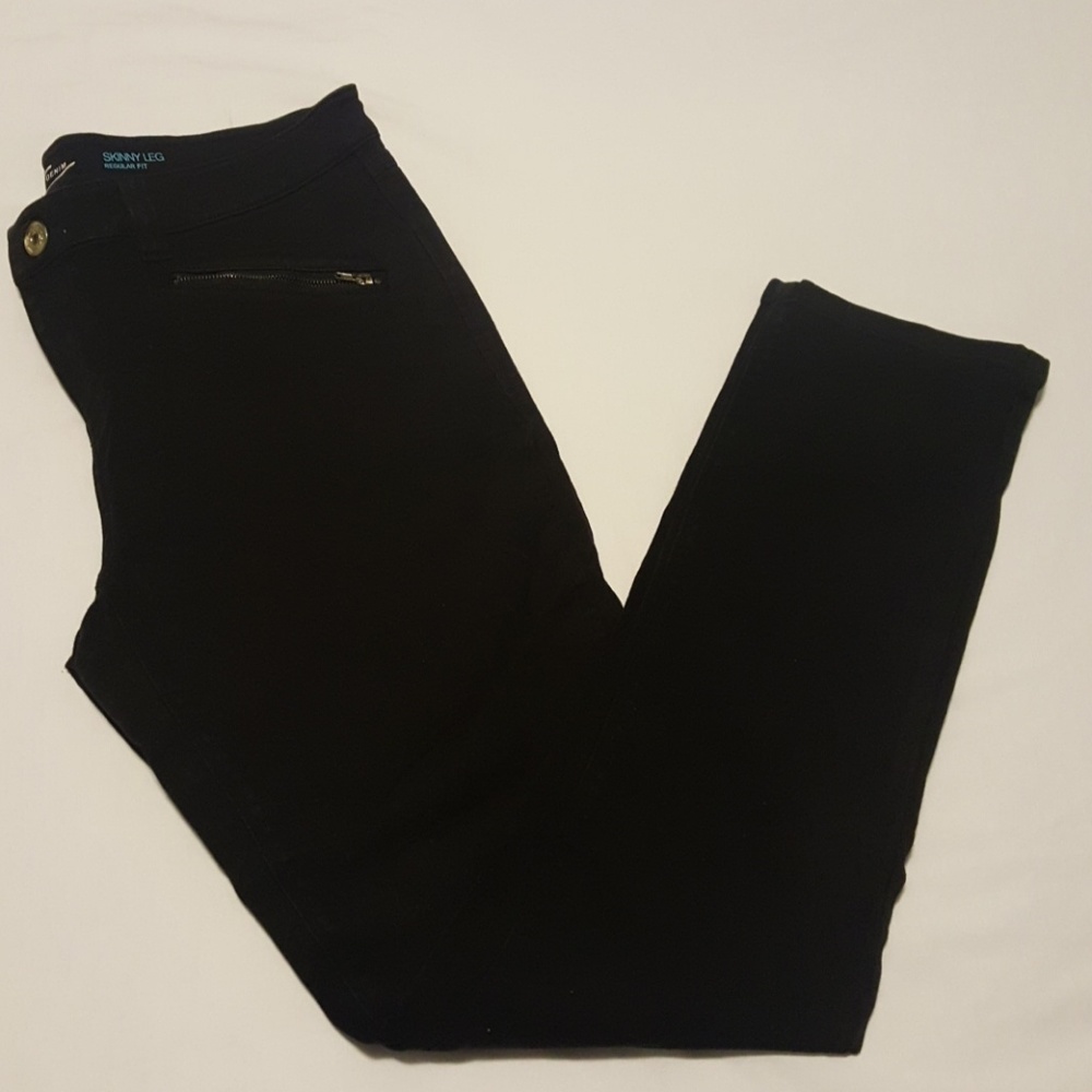 I•N•C Denim Skinny Leg Black Jeans