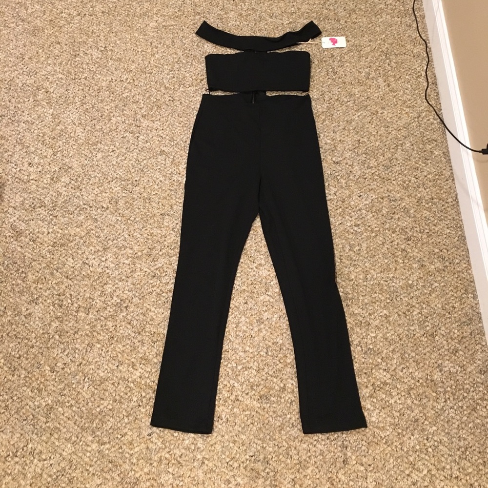 Black jumpsuit
