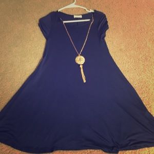 Navy blue dress
