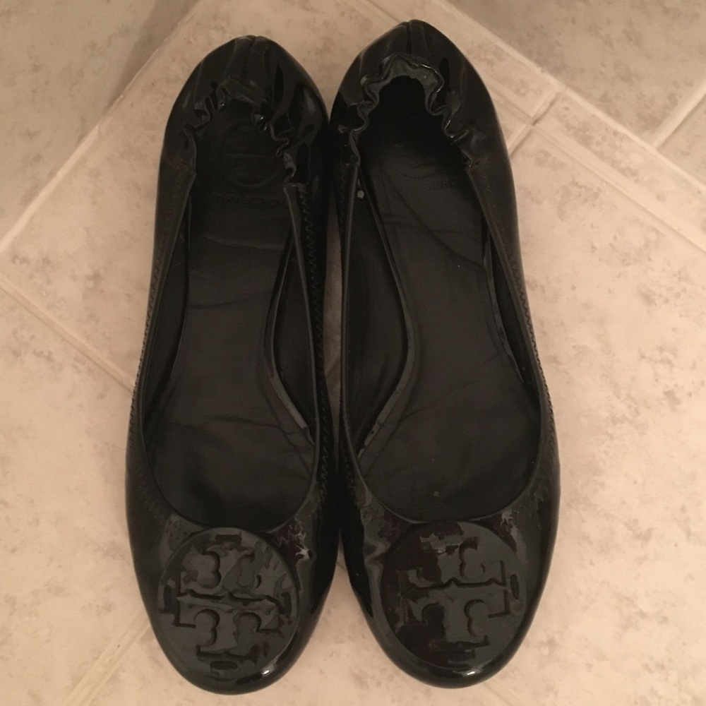 Tory Burch Patent Reva Ballet Flats