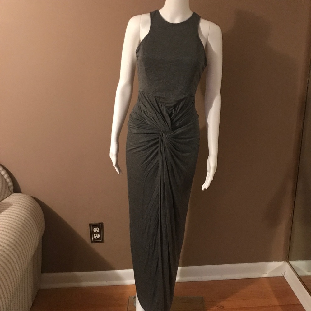Grey Racer back dress. - Picture 3 of 6