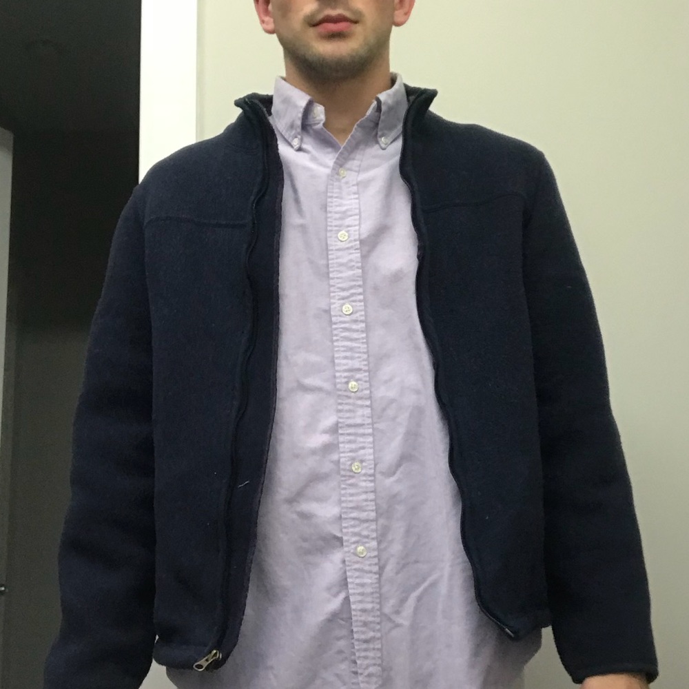 LL Bean Navy Sweater