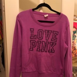 Pink sweatshirt