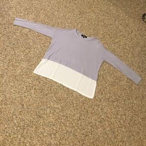 Long sleeve gray shirt