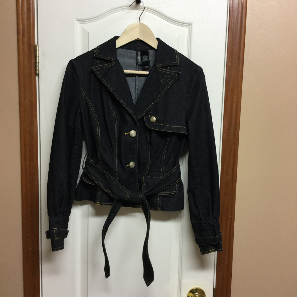 Bisou Bisou Dark Denim Jacket