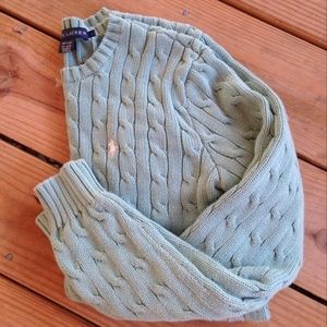 Mint Ralph Lauren Cable Knit Sweater