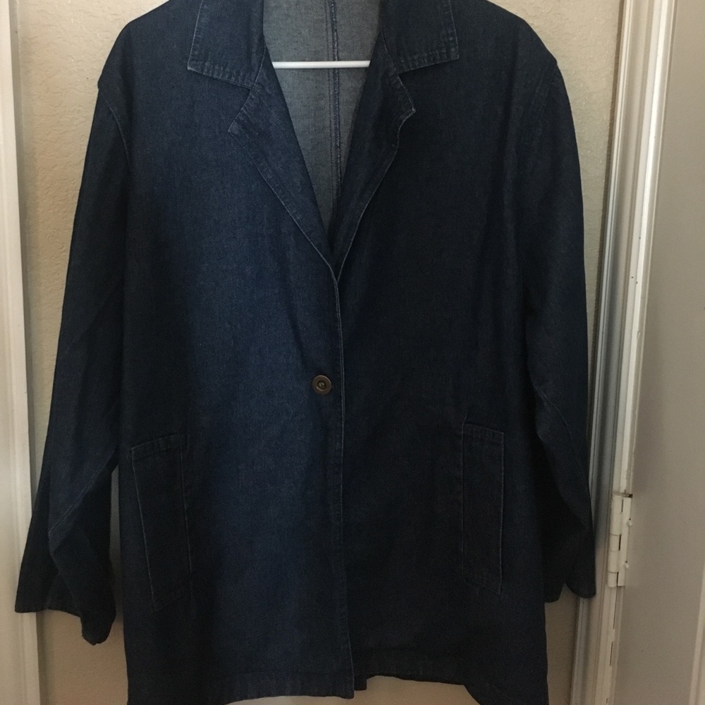Denim blazer
