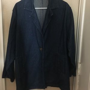 Denim blazer