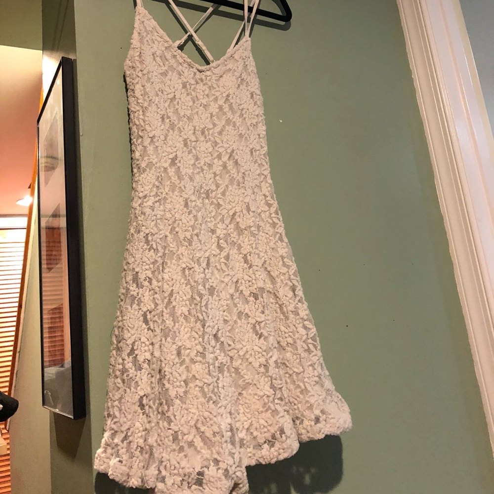 Off white lace dress!