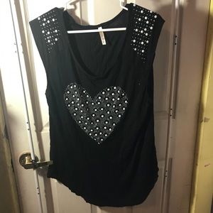 Heart tank top