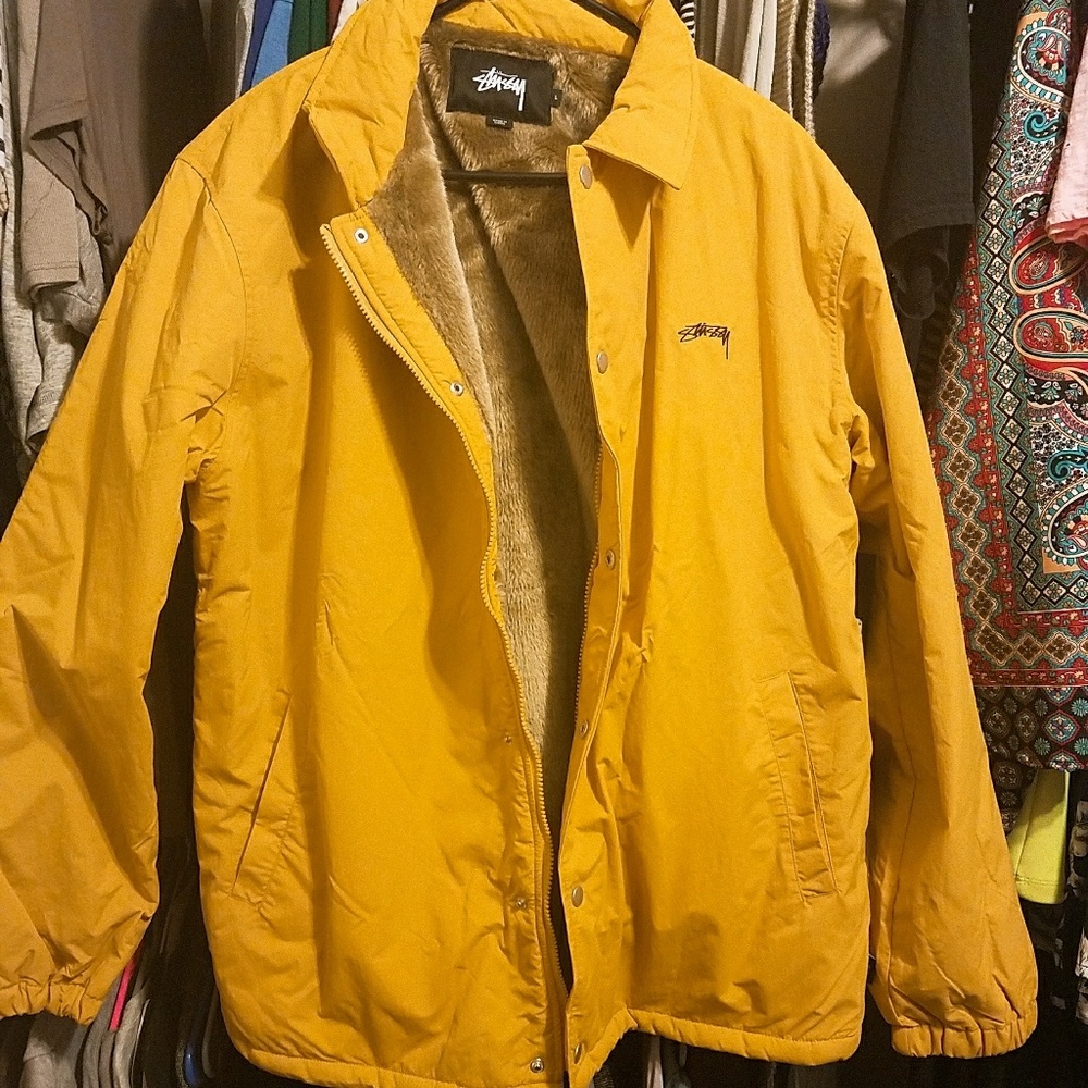 Stussy mustard jacket