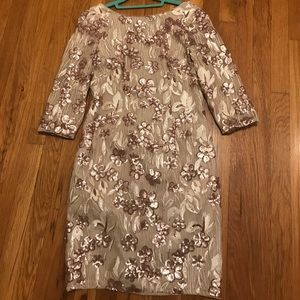 Gorgeous sequence embroidery short dress by Aidan