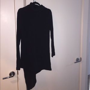 M- Express sweater with high slits up both sides