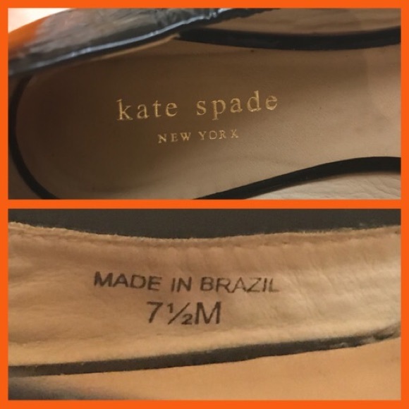Kate Spade peep toes flats - Picture 8 of 8