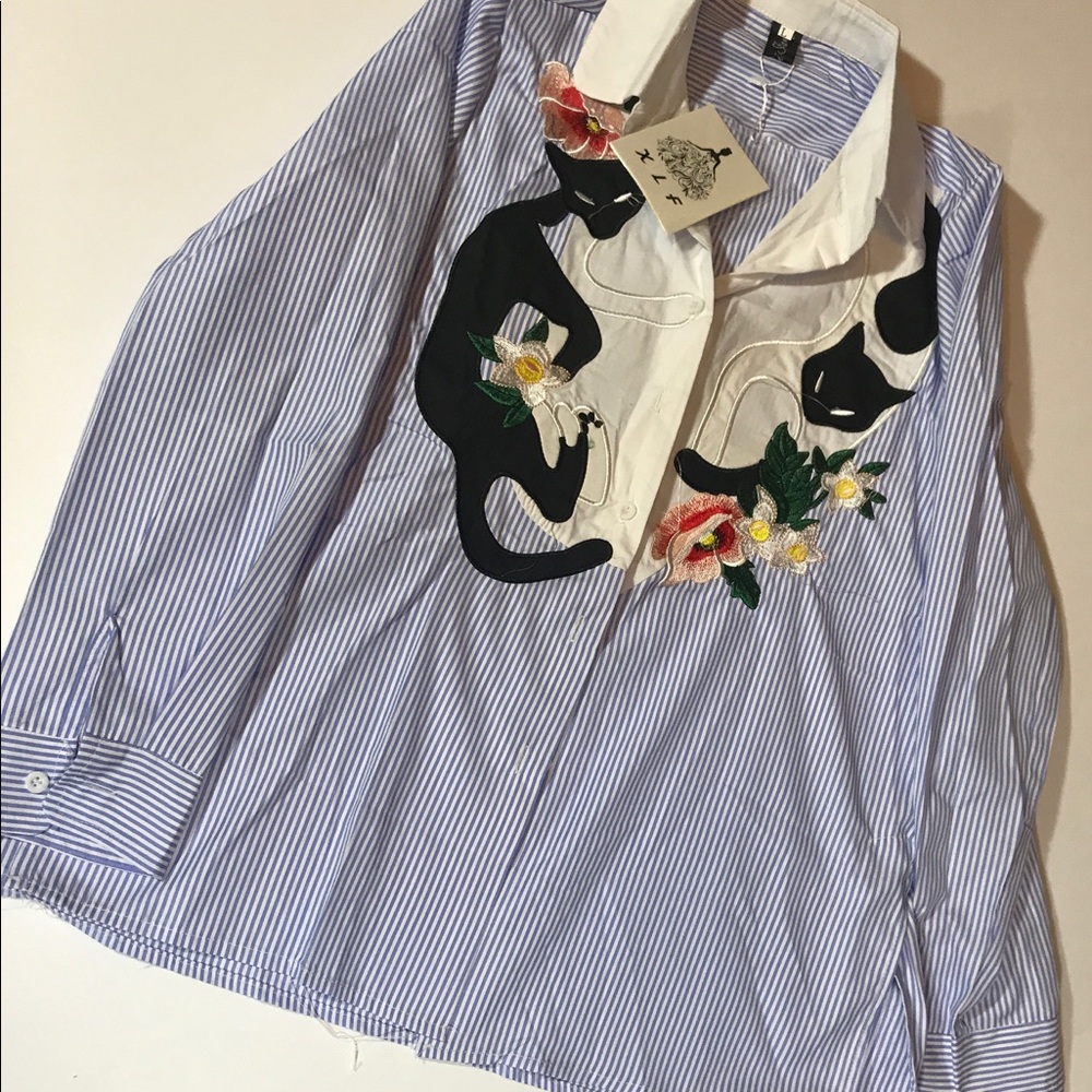 Brand new embroidered shirt