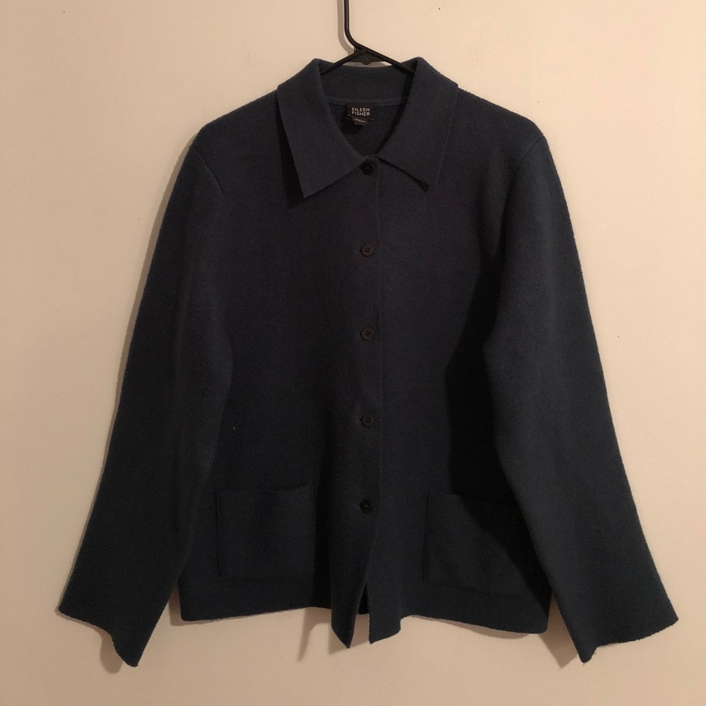 Eileen Fisher Wool Jacket Size L