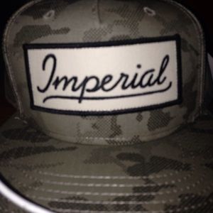 💯 % cotton SnapBack ,Imperial stitched on front