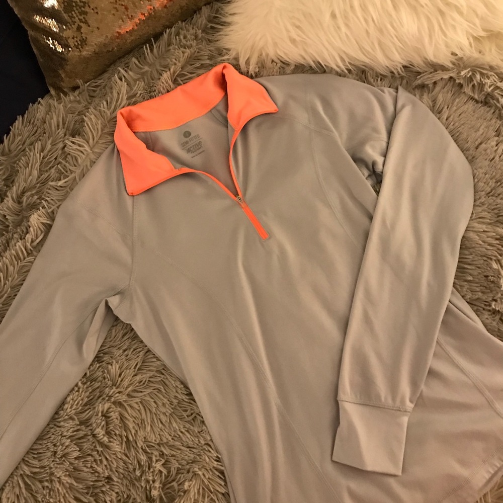 Old navy semi-fitted active wear jacket