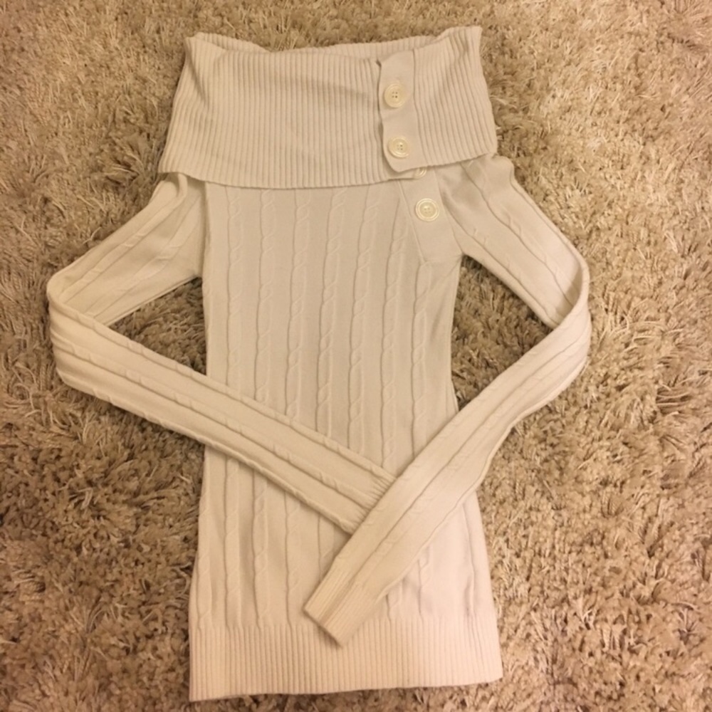Guess White Sweater, Size XS