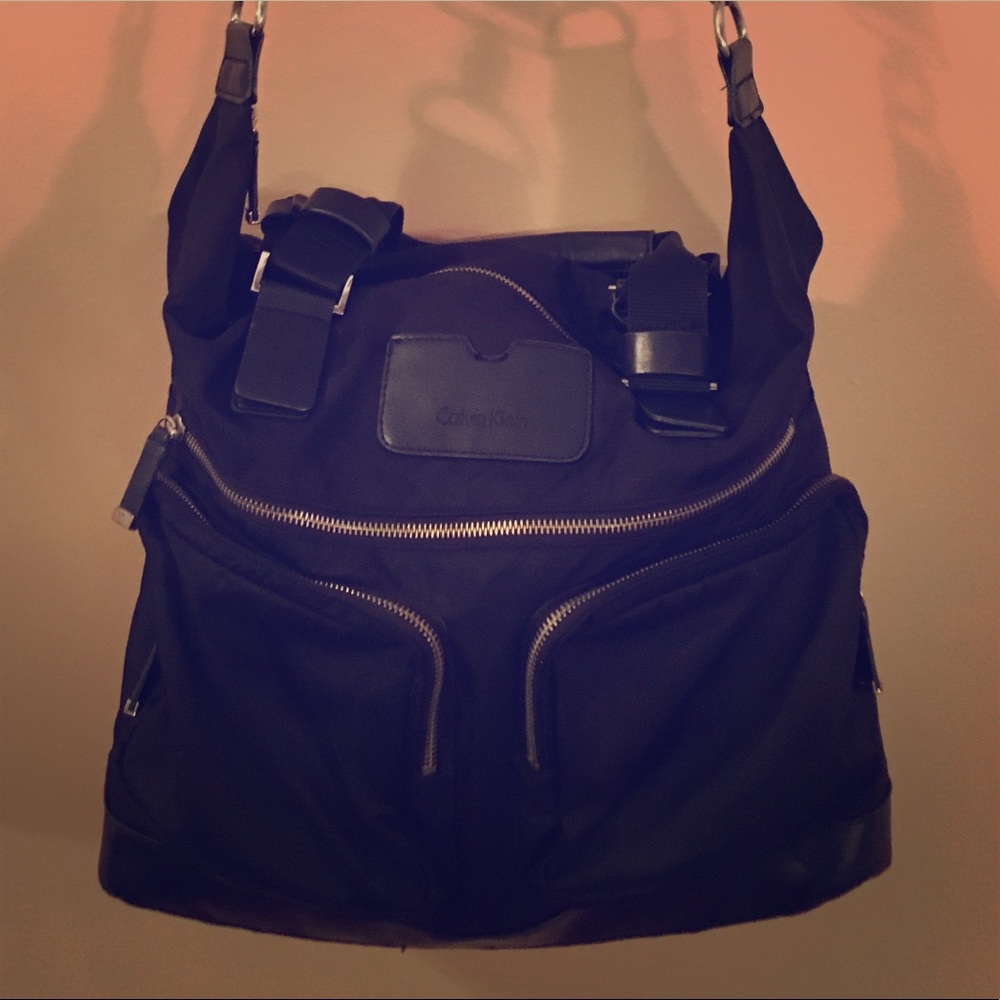 Calvin Klein black crossbody bag