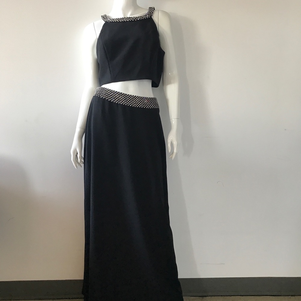 2 piece black party dress!